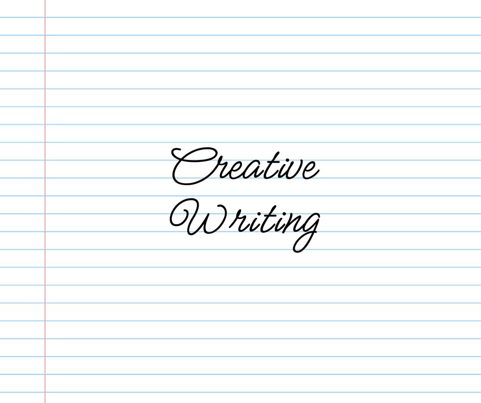 Creative writing script on notebook paper